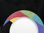 Mikasa Currents, Multicolor Geometric Rim: Round Platter, 12", As Is