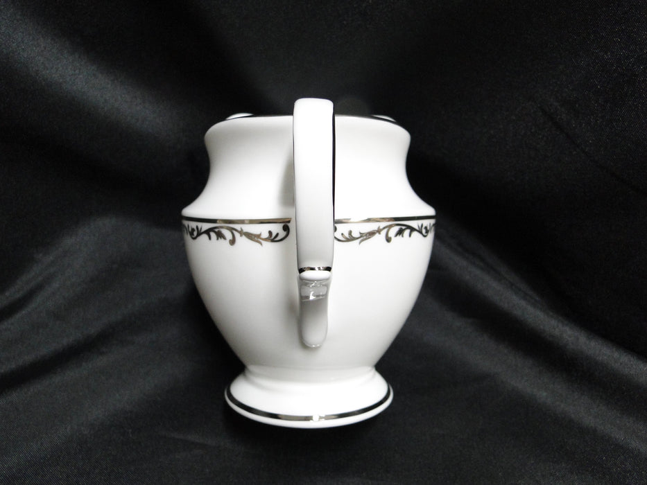 Lenox Coronet Platinum, Platinum Scrolls: Creamer / Cream Pitcher, 4"