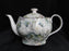 Grace's Teaware White Roses & Green Leaves: Teapot & Lid, 6 1/8"Tall