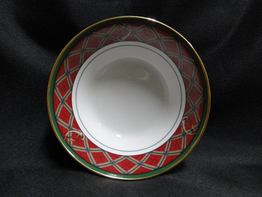 Noritake Royal Hunt, 3930, Plaid, Fruit, Animals: Fruit Bowl (s), 4 7/8"