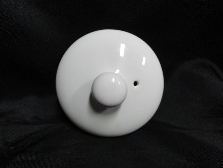 Matceramica All White, Made in Portugal: Teapot & Lid, 6 1/4" Tall
