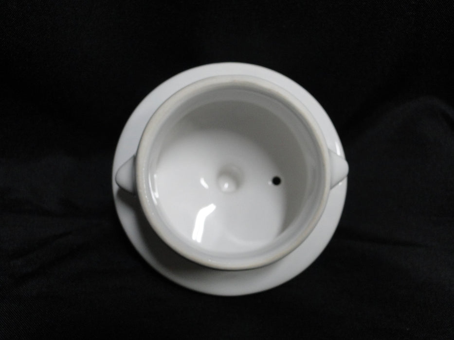 Matceramica All White, Made in Portugal: Teapot & Lid, 6 1/4" Tall