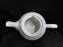 Matceramica All White, Made in Portugal: Teapot & Lid, 6 1/4" Tall