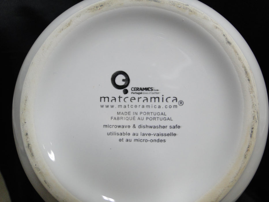 Matceramica All White, Made in Portugal: Teapot & Lid, 6 1/4" Tall