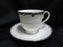 Lenox Coronet Platinum, Platinum Scrolls: Cup & Saucer Set (s), 3" Tall