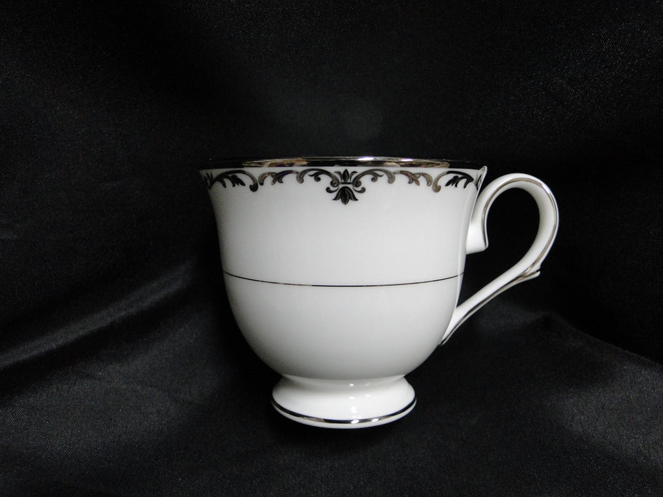 Lenox Coronet Platinum, Platinum Scrolls: Cup & Saucer Set (s), 3" Tall
