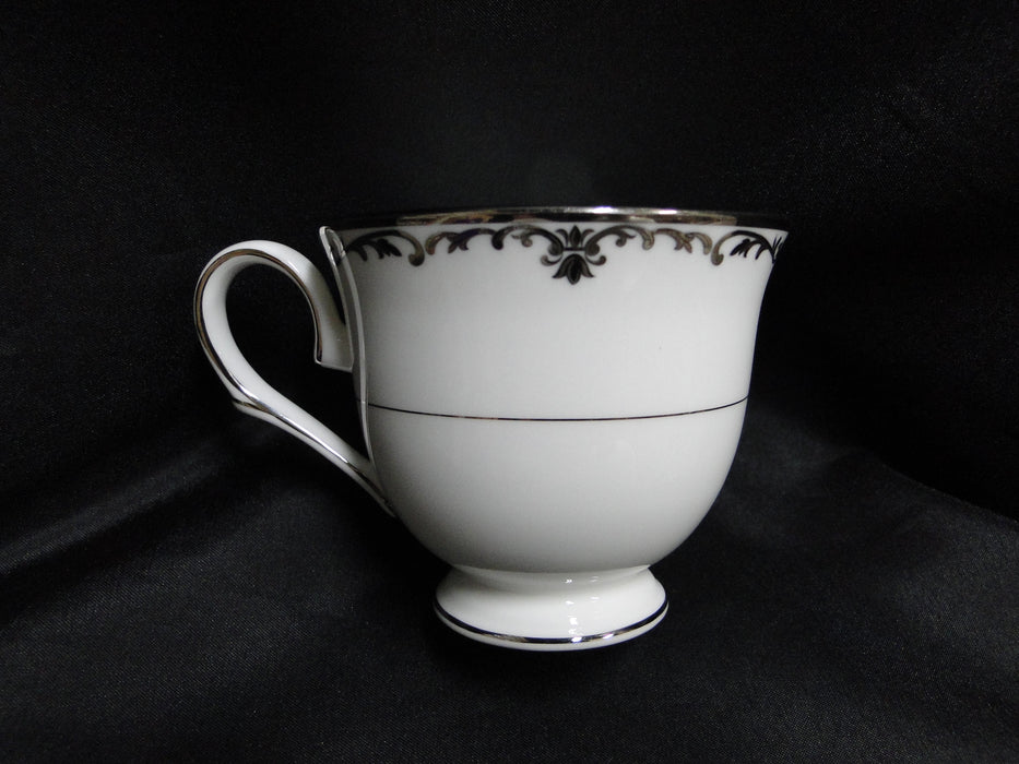 Lenox Coronet Platinum, Platinum Scrolls: Cup & Saucer Set (s), 3" Tall