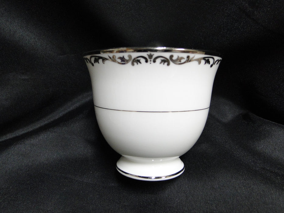 Lenox Coronet Platinum, Platinum Scrolls: Cup & Saucer Set (s), 3" Tall