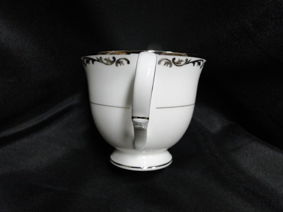 Lenox Coronet Platinum, Platinum Scrolls: Cup & Saucer Set (s), 3" Tall
