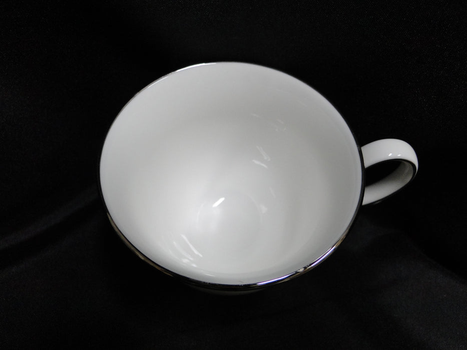 Lenox Coronet Platinum, Platinum Scrolls: Cup & Saucer Set (s), 3" Tall