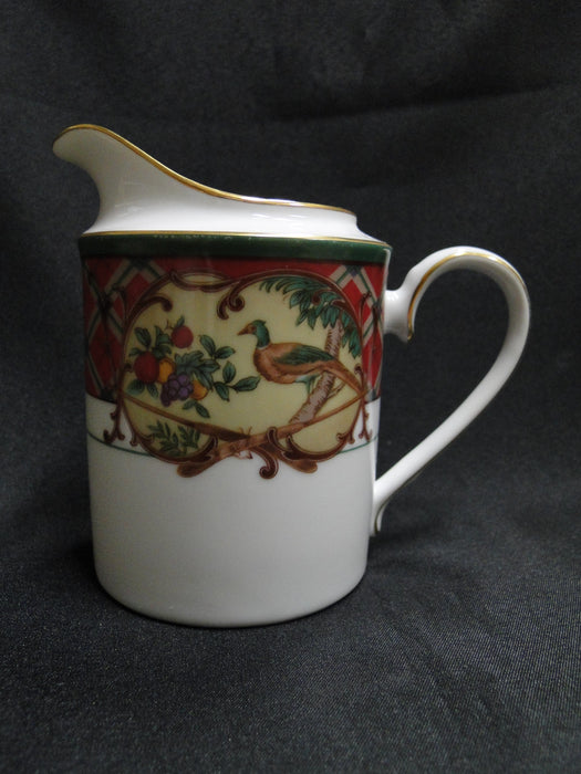 Noritake Royal Hunt, 3930, Plaid, Fruit, Animals: Creamer / Cream Pitcher 4 1/4"