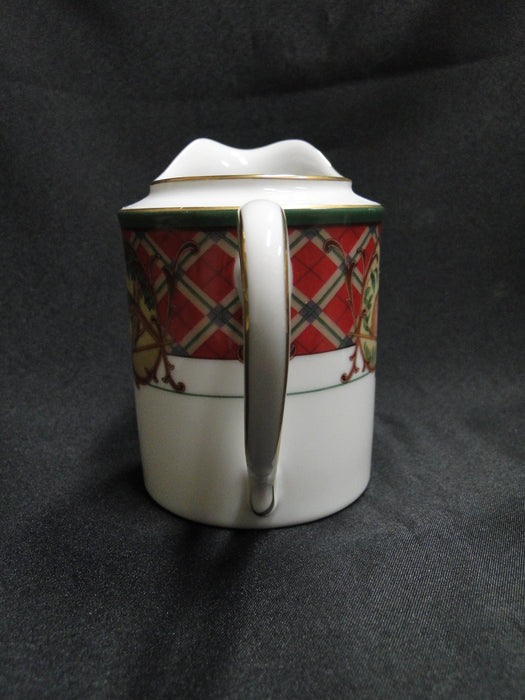 Noritake Royal Hunt, 3930, Plaid, Fruit, Animals: Creamer / Cream Pitcher 4 1/4"