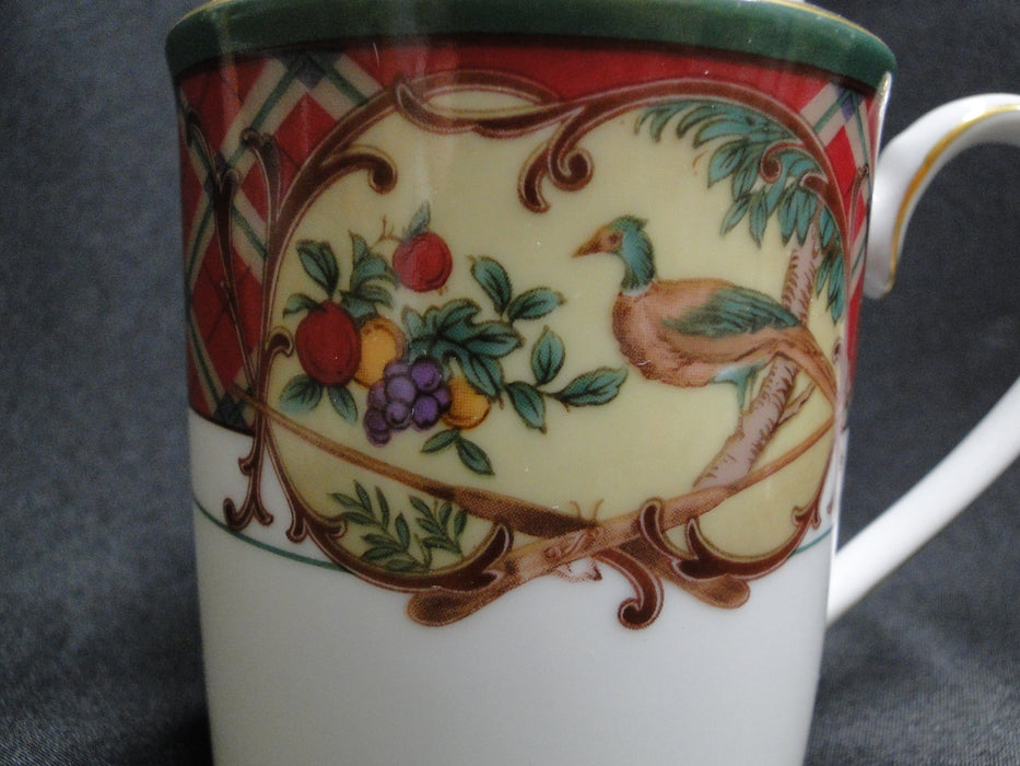 Noritake Royal Hunt, 3930, Plaid, Fruit, Animals: Creamer / Cream Pitcher 4 1/4"