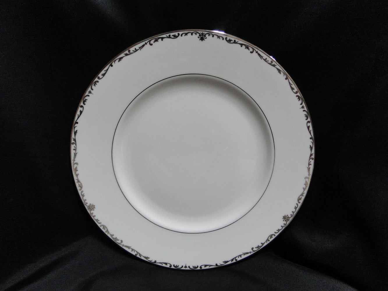 Lenox Coronet Platinum, Platinum Scrolls: Dinner Plate (s), 10 7/8"