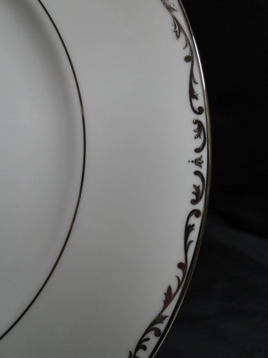 Lenox Coronet Platinum, Platinum Scrolls: Dinner Plate (s), 10 7/8"