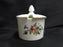 Minton Marlow, Florals on White: Jam / Jelly Jar & Lid, 3 7/8" Tall, Box