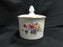 Minton Marlow, Florals on White: Jam / Jelly Jar & Lid, 3 7/8" Tall, Box