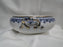 Keeling Croxton, Flow Blue, Antique: Round Serving Bowl, No Lid, Crazing