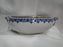 Keeling Croxton, Flow Blue, Antique: Round Serving Bowl, No Lid, Crazing