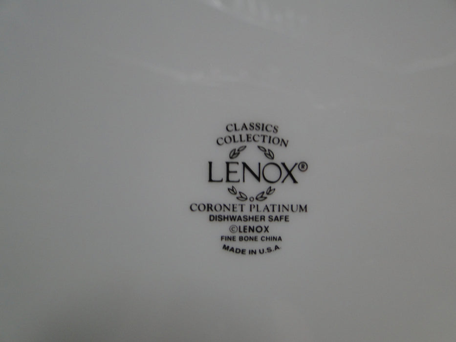 Lenox Coronet Platinum, Platinum Scrolls: Salad Plate (s), 8 1/8"