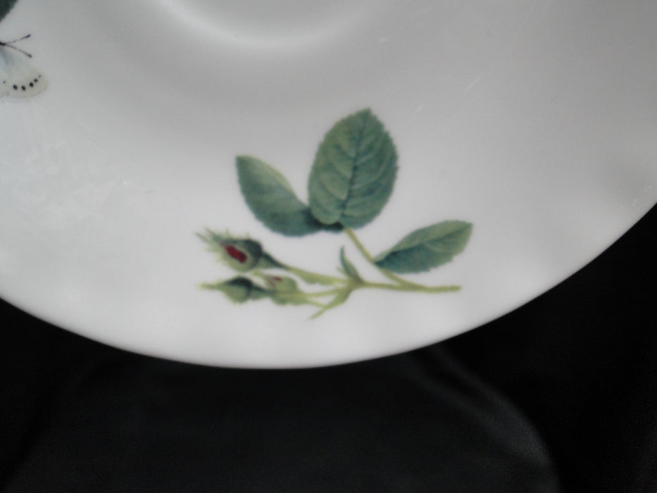 Roy Kirkham, White w/ Redoute Roses: Cup & Saucer Set (s), 2 7/8", No Gold Trim