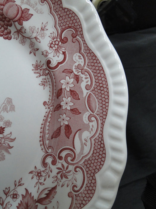 Spode Archive Collection Cranberry: Dinner Plate, May, Regency, 11"