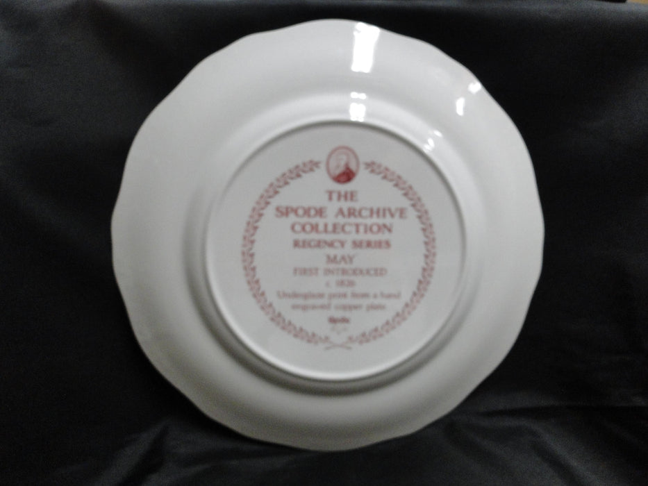 Spode Archive Collection Cranberry: Dinner Plate, May, Regency, 11"