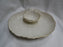 Lenox Aegean, Ivory, Seashell Shaped, Gold: 1-Piece Chip & Dip Tray, 12"