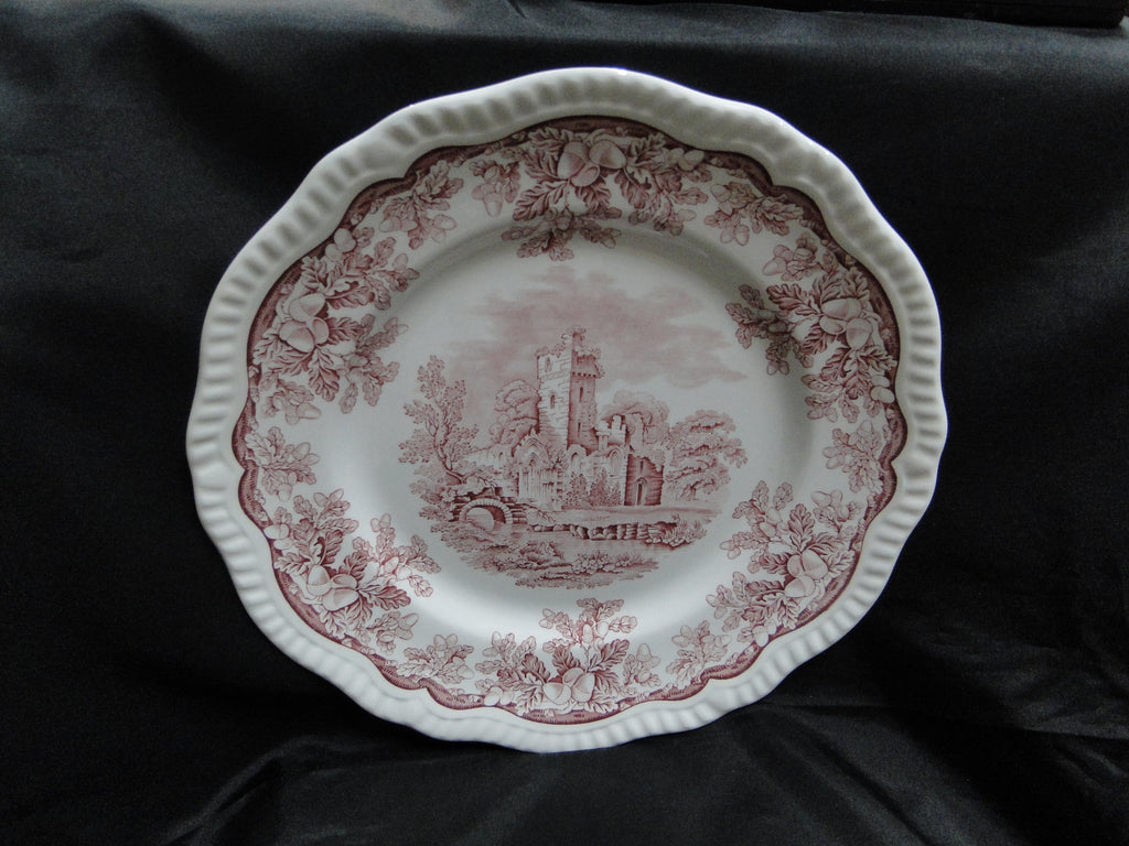 Spode Archive Collectionのクランベリーランチプレート Spode Archive Collection Cranberry: Dinner Plate, Ruins, Regency