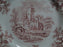 Spode Archive Collection Cranberry: Dinner Plate, Ruins, Regency, 11"