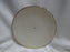 Lenox Greenfield, Ivory, Embossed Feathers: Two Tiered Serving Tray, 9 1/2"