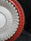 Grace's Teaware Colored Band: Red Cup & Saucer Set (s), 2 1/4" Tall