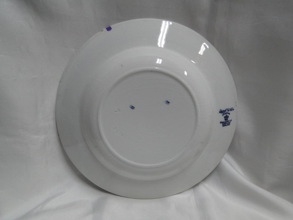 Keeling Croxton, Flow Blue, Antique: Rim Soup Bowl (s), 9 1/2", As Is