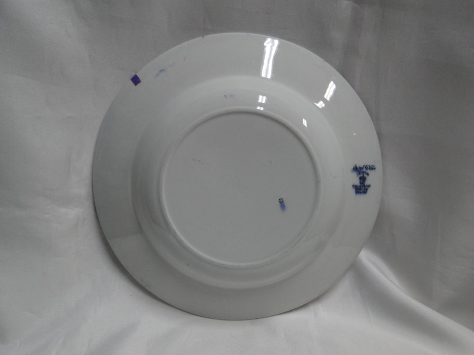 Keeling Croxton, Flow Blue, Antique: Rim Soup Bowl (s), 9 1/2", As Is
