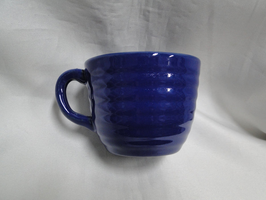 Bauer Ring Cobalt Blue (Old): Cup & Saucer Set, 2 1/2" Tall, Round Handle
