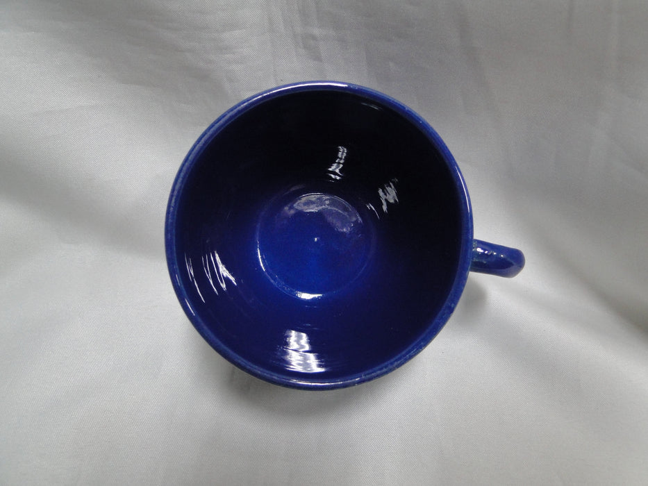 Bauer Ring Cobalt Blue (Old): Cup & Saucer Set, 2 1/2" Tall, Round Handle