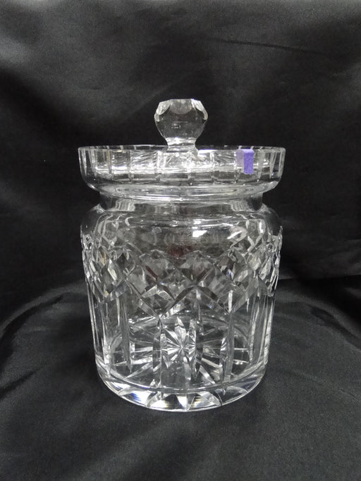 Waterford Crystal Lismore: Biscuit Barrel / Candy Jar w/ Lid, 7" Tall, As Is