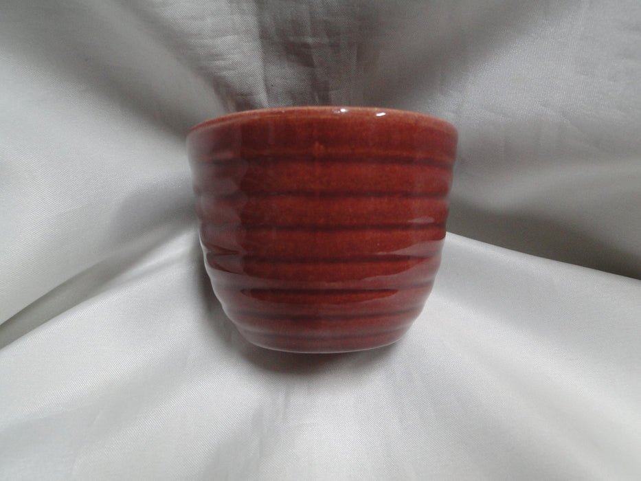 Bauer Ring Burgundy (Old): Cup & Saucer Set, 2 1/2" Tall, Round Handle