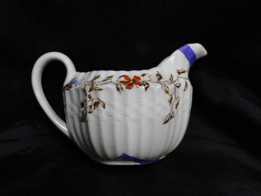 Spode Wicker Dale, Floral on Chelsea Wicker: Mini Creamer, As Is, 2 5/8" Tall