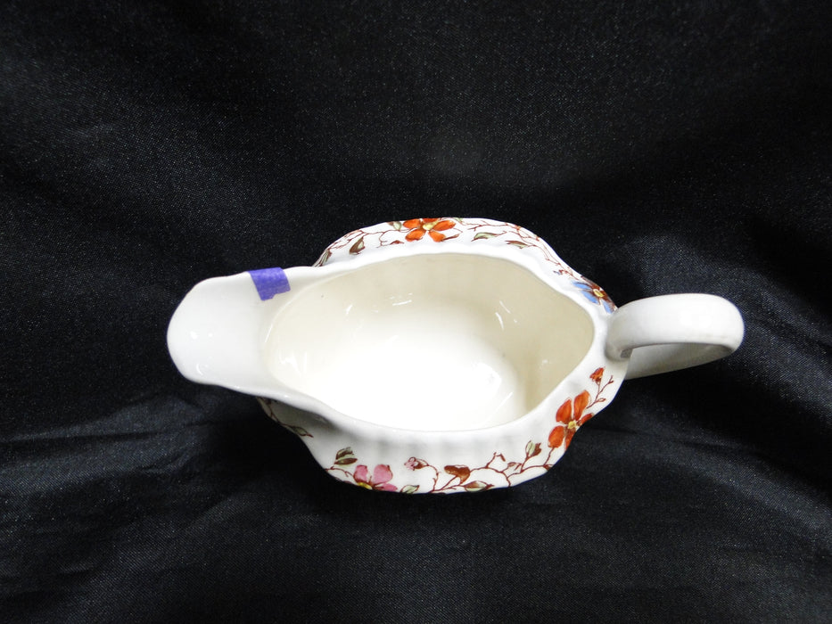 Spode Wicker Dale, Floral on Chelsea Wicker: Mini Creamer, As Is, 2 5/8" Tall