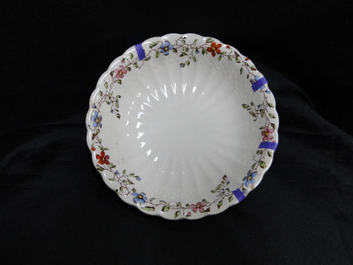 Spode Wicker Dale, Floral on Chelsea Wicker: Cereal Bowl, 6 1/4", As Is