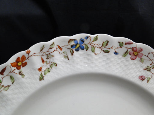 Spode Wicker Dale, Floral on Chelsea Wicker: Dinner Plate (s), 10 1/2", Nicks