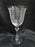 Tiffin June Night, 17392, Clear, Etched: Water or Wine Goblet (s), 7 7/8" Tall