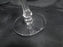 Tiffin June Night, 17392, Clear, Etched: Water or Wine Goblet (s), 7 7/8" Tall