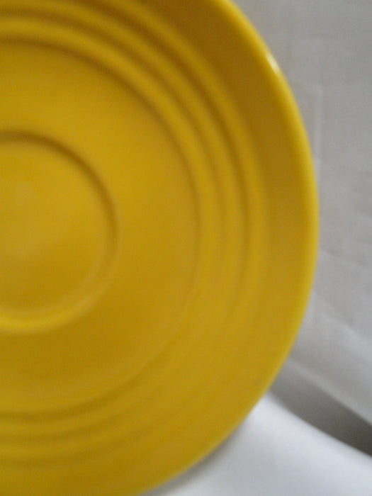 Bauer Ring Yellow (Old): Cup & Saucer Set, 2 1/2" Tall, Round Handle