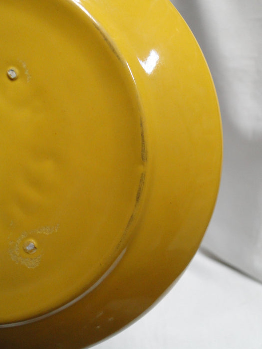Bauer Ring Yellow (Old): Cup & Saucer Set, 2 1/2" Tall, Round Handle