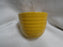Bauer Ring Yellow (Old): Cup & Saucer Set, 2 1/2" Tall, Round Handle