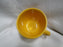 Bauer Ring Yellow (Old): Cup & Saucer Set, 2 1/2" Tall, Round Handle