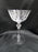 Tiffin June Night, 17392, Clear, Etched: Champagne / Sherbet (s), 6" Tall