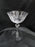 Tiffin June Night, 17392, Clear, Etched: Champagne / Sherbet (s), 6" Tall